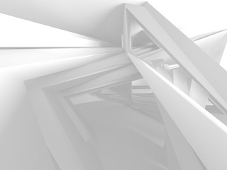 Fototapeta premium Abstract Modern White Architecture Background