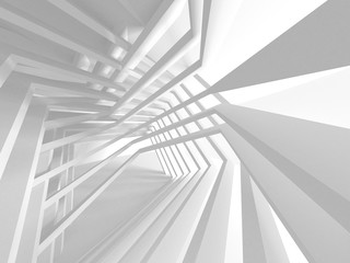 Obraz premium Abstract Modern White Architecture Background