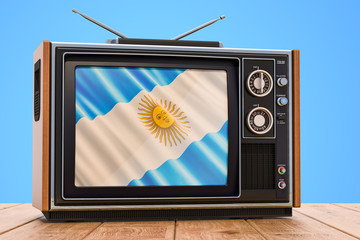 Argentinean Television concept, 3D rendering
