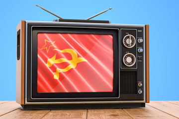 USSR Television concept, 3D rendering