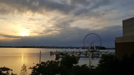 Sunset in washington