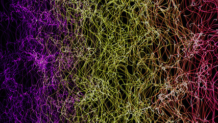 Background with color lines. Different shades and thickness.