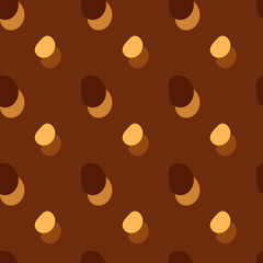 Seamless background pattern with various colored circles.