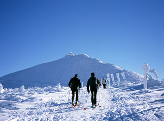 Karkonosze Mountains, Poland: February, 2011 - trial to Sniezka Mountain, Karkonosze National Park