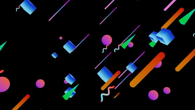 Hipster Geo Shapes Background V3