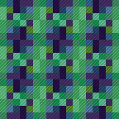 Seamless pattern background from a variety of multicolored squares.
