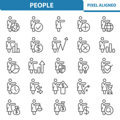 Fototapeta premium People Icons