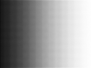 Halftone triangles background, vector illustration