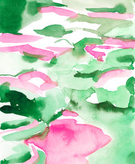 Watercolor hand-painted abstract background illustration