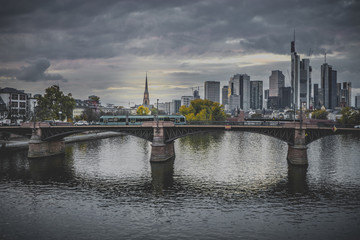Obraz premium Frankfurt am Main, Skyline