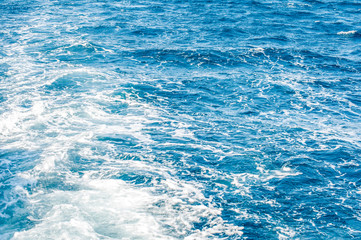Obraz premium Background shot of aqua sea water surface