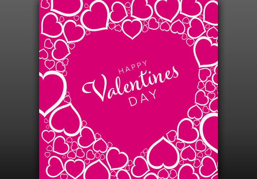 Valentine's Day Card Layout