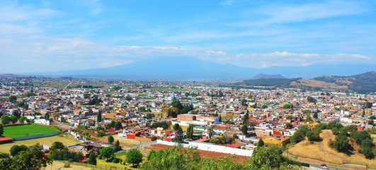 Cholula  - a city  in central Mexico known for its Great Pyramid.
