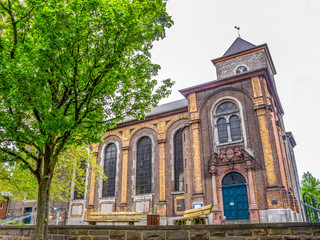 Church of St. Peter in Aachen, Germany, exterior May view