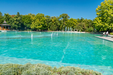 Beautiful park in Plovdiv in Bulgaria