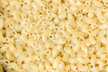 Cooked pasta for the whole frame