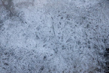 Ice Texture on a Lake