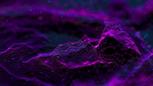 Network connection dots and lines. Technology background. Plexus. Big data background. 3d rendering.