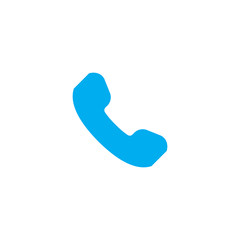 Phone Receiver rounded icon. Vector illustration style is a flat iconic symbol. Designed for web and software interfaces.