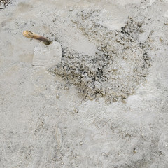 white cement mixing for construction