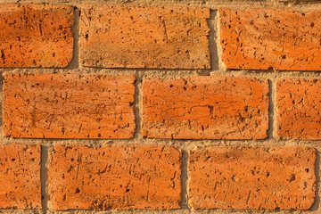 Brick Wall Background Close-up