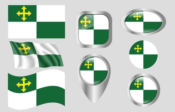 Flag of Comerio, Puerto Rico