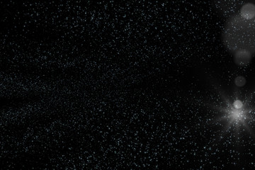 Stars and galaxy outer space sky night universe background 3d rendering