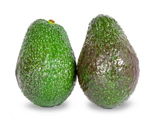 Avocado isolated on white background