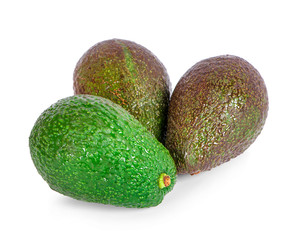 Avocado isolated on white background