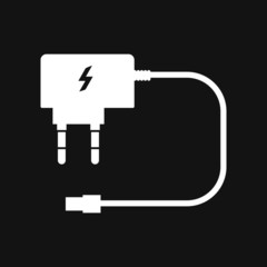 Illustration and icon phone charger