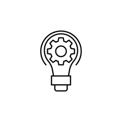 electricity, light bulb icon. Element of electricity for mobile concept and web apps illustration