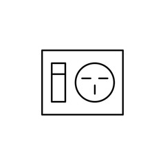 electricity, socket icon. Element of electricity for mobile concept and web apps illustration