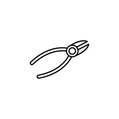 electricity, pliers icon. Element of electricity for mobile concept and web apps illustration