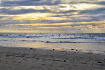 La Mision Valley landscapes and Beach in Mexico on the West Coast a small canyon near the Pacific Ocean that houses the Door of Faith and Buena Vida Orphanage, South of Tijuana, Mexico. 