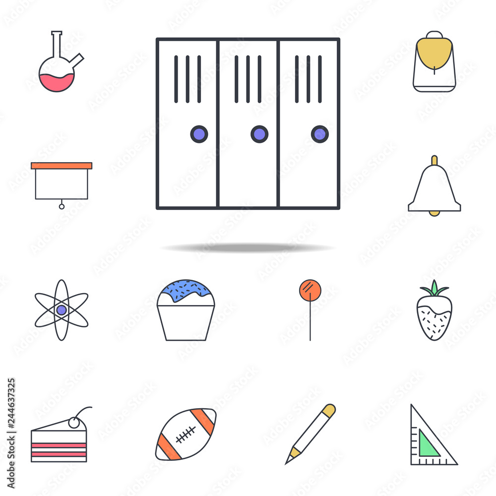 Aufkleber folders with documents icon. web icons universal set for web and mobile