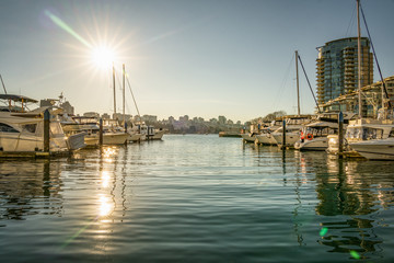 Obraz premium yaletown harbor