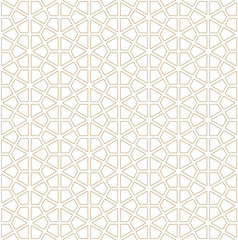 Seamless pattern based on Japanese ornament Kumiko