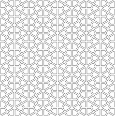 Seamless pattern based on Japanese ornament Kumiko