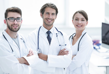 Fototapeta premium picture of young team or group of doctors