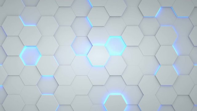 Abstract Hexagon Geometric Surface Loop
