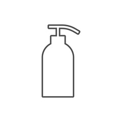 hand cream icon. Element of cyber security for mobile concept and web apps icon. Thin line icon for website design and development, app development