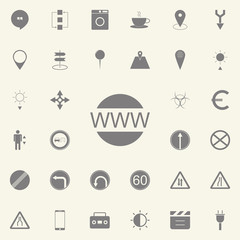 Www web icon. web icons universal set for web and mobile