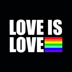 love is love gay pride flag colorful rainbow gay lgbt poster