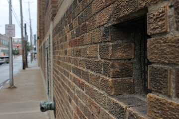 narrow street in old town