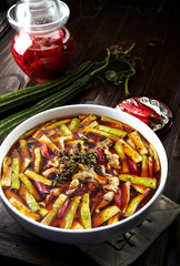 Delicious Chinese cuisine, Spicy frog