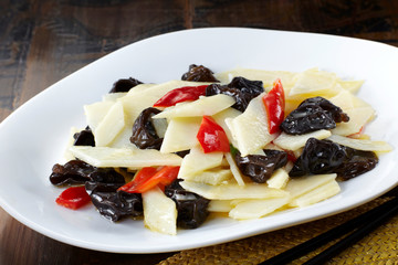 Delicious Chinese cuisine, Fungus yam