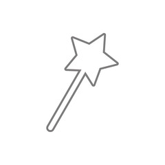 Magic wand icon. Element of cyber security for mobile concept and web apps icon. Thin line icon for website design and development, app development