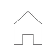 garage icon. Element of cyber security for mobile concept and web apps icon. Thin line icon for website design and development, app development