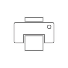 fax icon. Element of cyber security for mobile concept and web apps icon. Thin line icon for website design and development, app development