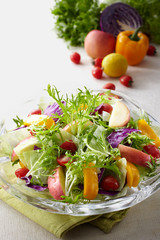 Delicious Chinese cuisine, vegetable salad